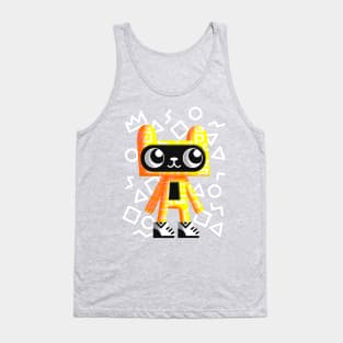 Yellow Doodle Cat BIBI Tank Top